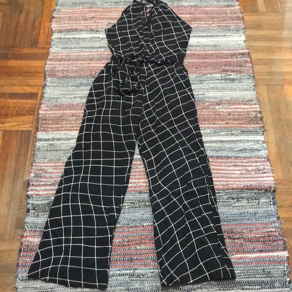 Sanctuary Windowpane Jumpsuit